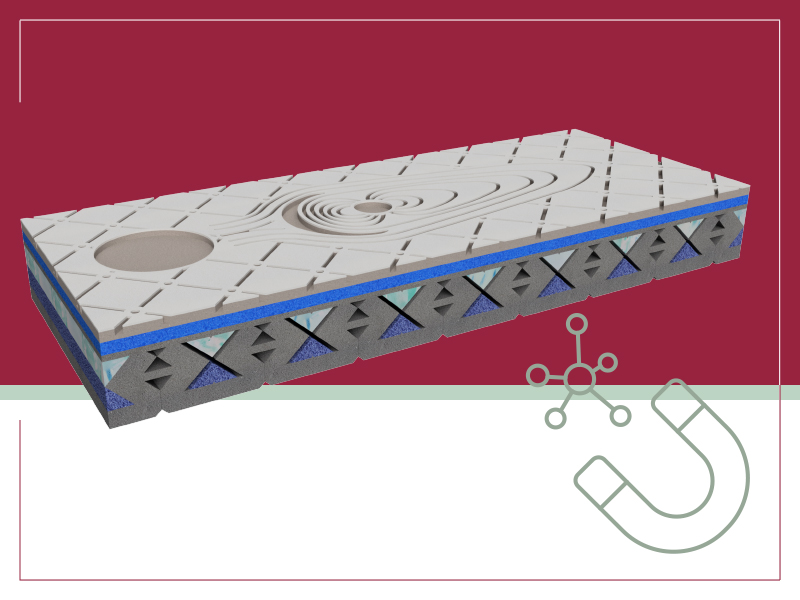 Lotus Med, the first mattress to feature an antalgic medical device